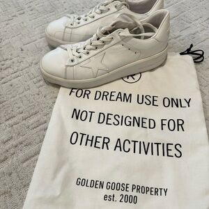 Golden Goose Women's White Purestar Sneakers